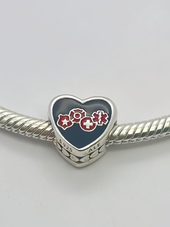 Pandora Jewelry - Pandora Las Vegas Strong First Responder Charm Police Fire EMT Nurse Doc